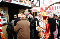 Hofburgerstürmung Sieglar: Prinz Uwe I. vor der Erstürmung