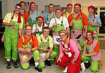 K&ouml;nige-Sieglar: Das M&auml;nnerballett Kriegsdorf stellt die neuen Tollit&auml;ttan
