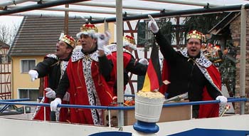 Karneval in Sieglar: Könige vom Pompe Jupp in Aktion